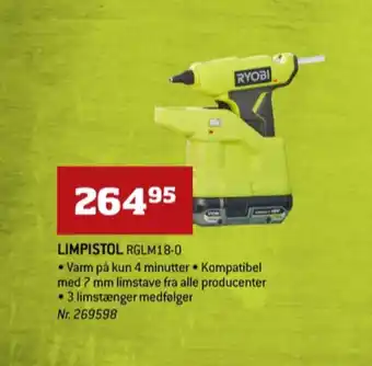 Ryobi limpistol
