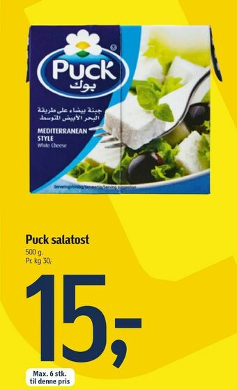 Føtex Puck salatost tilbud