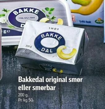 Føtex Bakkedal original smør eller smørbar tilbud