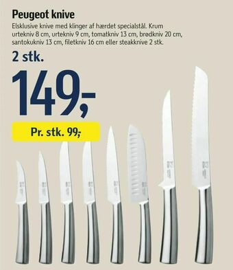 Føtex Peugeot knive tilbud