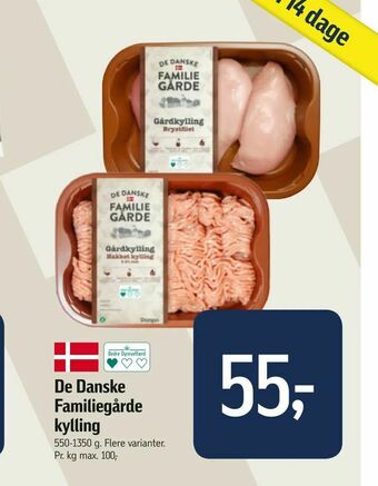 Føtex De Danske Familiegårde kylling tilbud