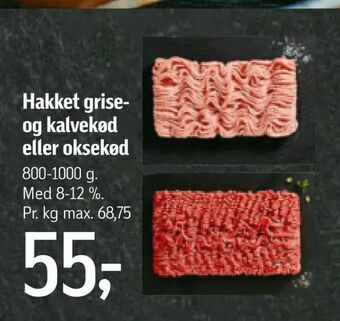 Føtex Hakket grise- og kalvekød eller oksekød tilbud