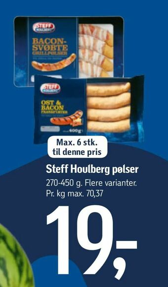 Føtex Steff Houlberg pølser tilbud