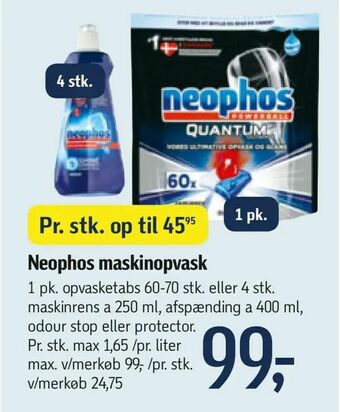 Føtex Neophos maskinopvask tilbud