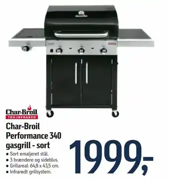 Føtex Char-Broil Performance 340 gasgrill - sort tilbud