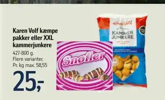 Føtex Karen Volf kæmpe pakker eller XXL kammerjunkere tilbud