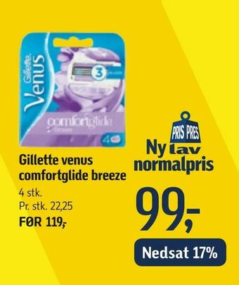 Føtex Gillette venus comfortglide breeze tilbud