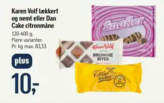 Karen Volf lækkert og nemt eller Dan Cake citronmåne