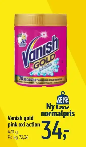 Føtex Vanish gold pink oxi action tilbud