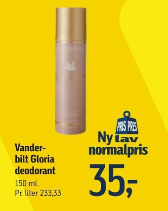 Vanderbilt Gloria deodorant
