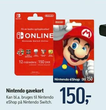 Føtex Nintendo gavekort tilbud
