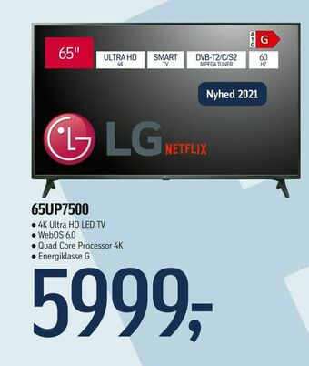 Føtex LG 65up7500 tilbud