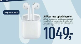 Føtex AirPods med opladningsetui tilbud