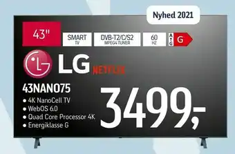 Føtex LG 43nano75 tilbud