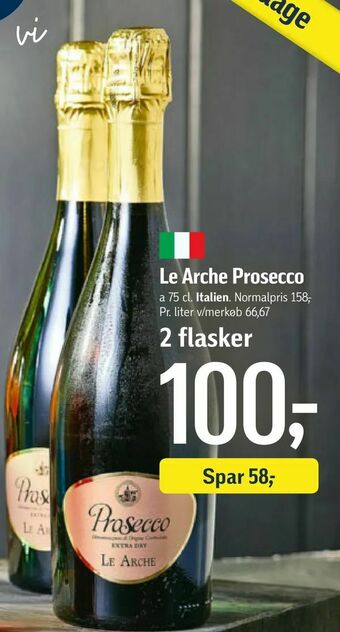 Føtex Le Arche Prosecco tilbud