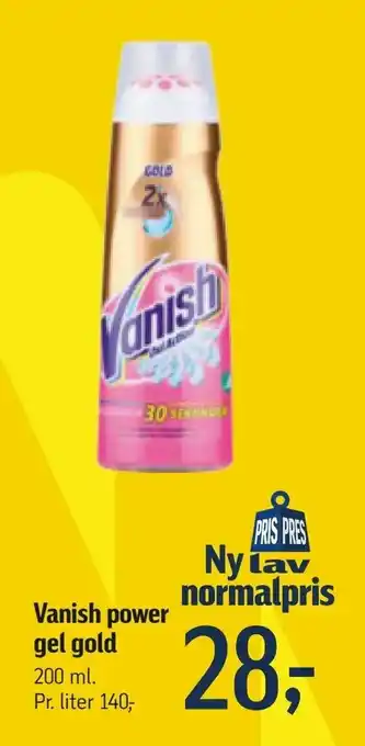 Føtex Vanish power gel gold tilbud