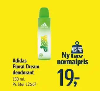 Føtex Adidas Floral Dream deodorant tilbud