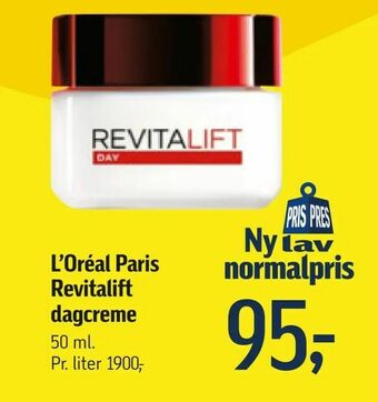 Føtex L'Oréal Paris Revitalift dagcreme tilbud