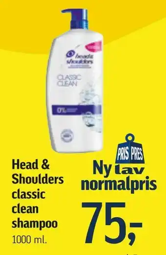 Føtex Head & Shoulders classic clean shampoo tilbud