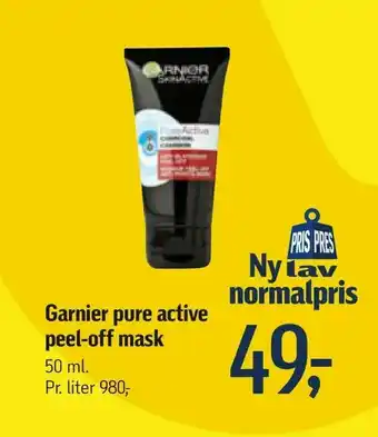 Føtex Garnier pure active peel-off mask tilbud