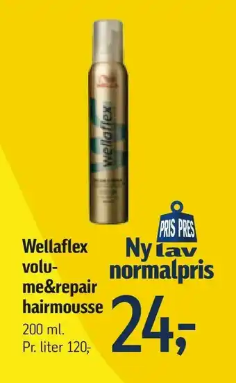 Wellaflex volu me&repair hairmousse
