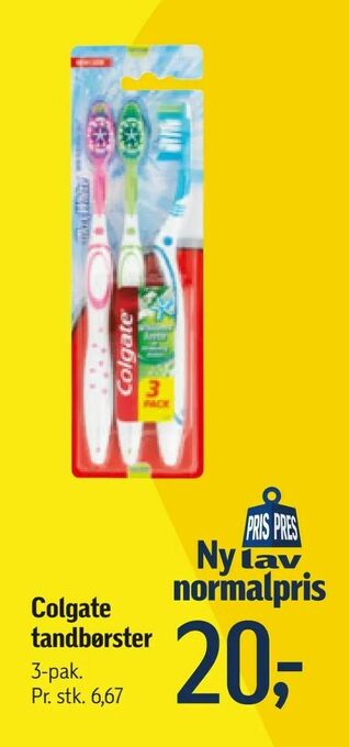 Føtex Colgate tandbørster tilbud