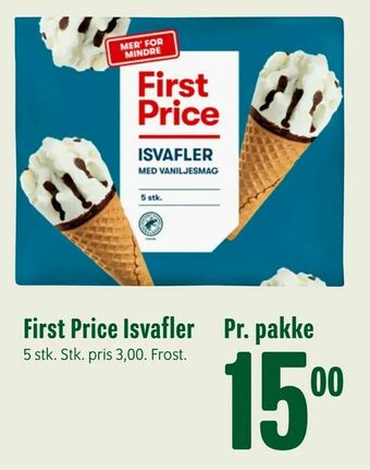 Min Købmand First Price Isvafler tilbud