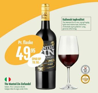 The Wanted Zin Zinfandel