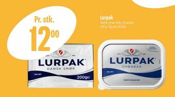 Min Købmand Lurpak tilbud
