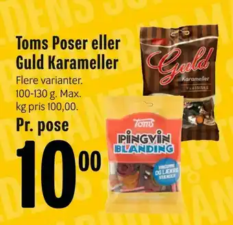 Min Købmand Toms Poser eller Guld Karameller tilbud