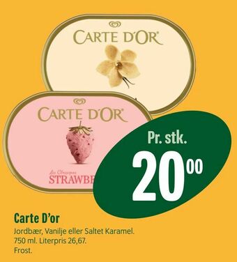 Min Købmand Carte D'or tilbud