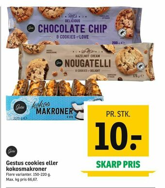 Gestus cookies eller kokosmakroner