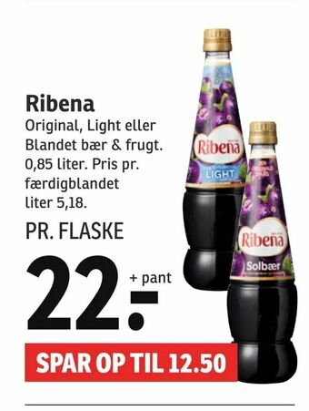 SPAR Ribena tilbud