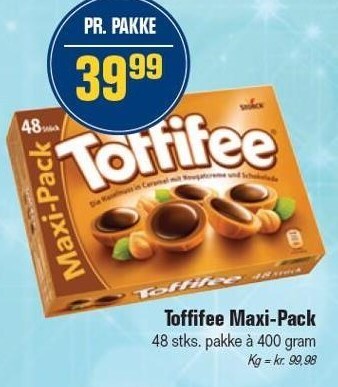 Otto Duborg Toffifee maxi-pack tilbud