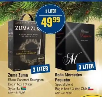 Zuma zuma el. doña mercedes pequeño
