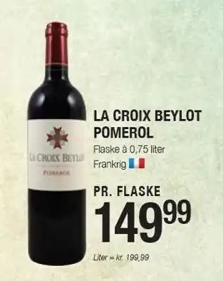 La croix beylot pomerol