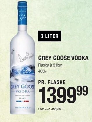 Otto Duborg Grey goose vodka tilbud