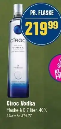 Ciroc vodka