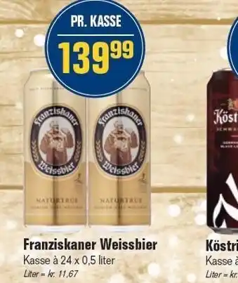 Otto Duborg Franziskaner weissbier tilbud