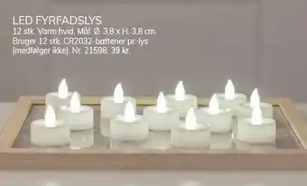 Daells Bolighus Led fyrfadslys tilbud