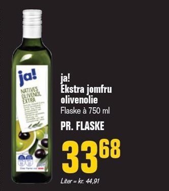 Poetzsch Padborg Ja! ekstra jomfru olivenolie tilbud