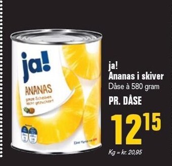 Poetzsch Padborg Ja! ananas i skiver tilbud