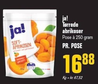 Otto Duborg Ja! tørrede abrikoser tilbud