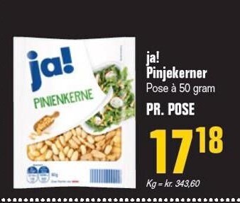 Otto Duborg Ja! pinjekerner tilbud