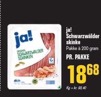 Otto Duborg Ja! schwarzwälder skinke tilbud