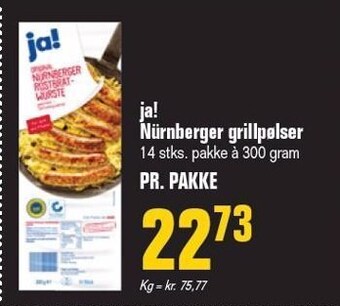 Otto Duborg Ja! nürnberger grillpølser tilbud