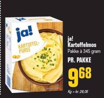 Otto Duborg Ja! kartoffelmos tilbud