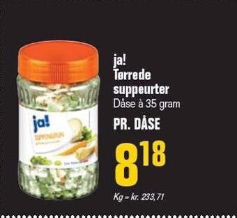 Otto Duborg Ja! tørrede suppeurter tilbud