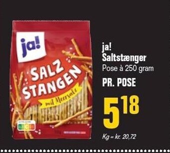 Otto Duborg Ja! saltstænger tilbud