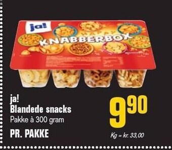 Otto Duborg Ja! blandede snacks tilbud